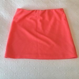 Bb Dakota coral mini skirt